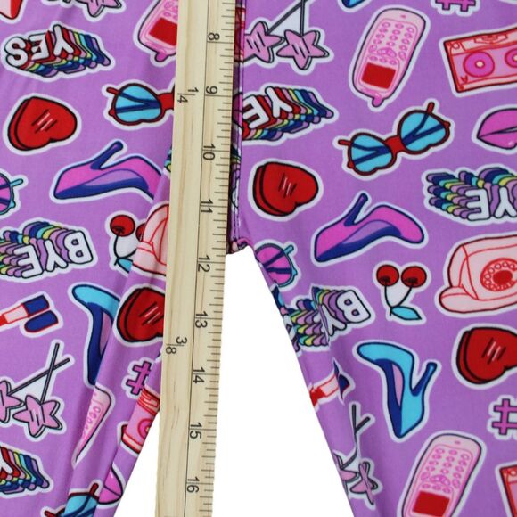 Agnes & Dora Leggings Women's Size XL 16-24 Soft Stretchy 80s 90s Nostalgia NWT - Picture 8 of 10